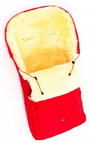 Детский меховой конверт из натуральной овчинки Ramili Baby Classic Red, красный (Ramili, CL10RED)